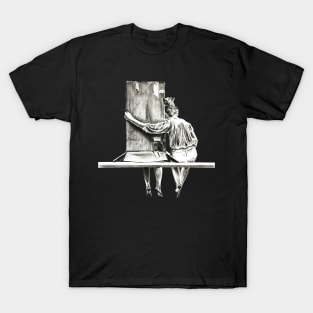 You are Enough  -  black & white T-Shirt